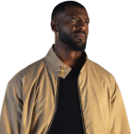 Aldis Hodge Cross Beige Jacket - Image 2